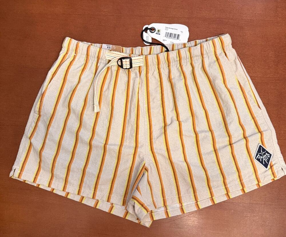 Prana Indio Heritage Short Women's Sz Small 3" inseam NWT